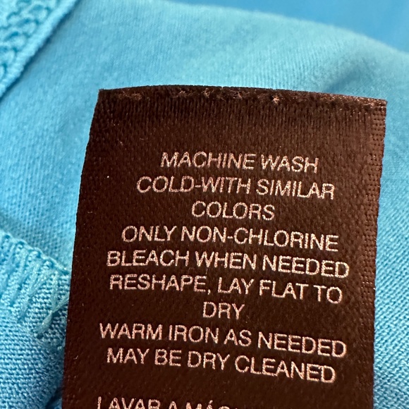 WHITE HOUSE BLACK MARKET WOMENS BLUE V NECK SLEEVELESS RUCHED TOP S - Picture 5 of 6